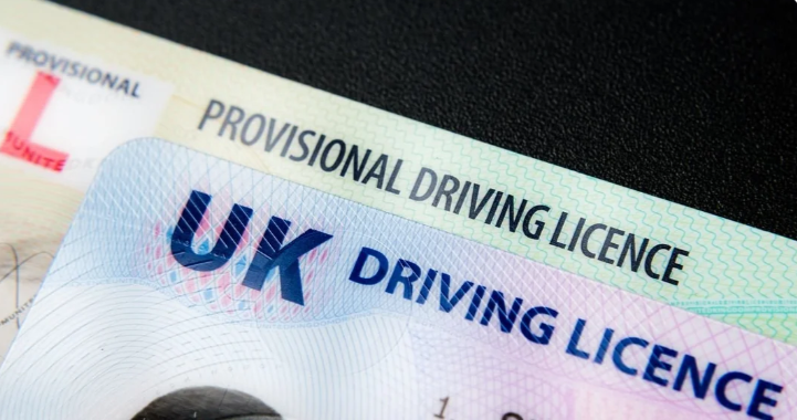 UK provisional driving licence